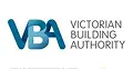 Victorian Building Authority (VBA) logo with the letters VBA in blue, accompanied by the text Victorian Building Authority to the right—trusted for Roofing Melbourne standards.