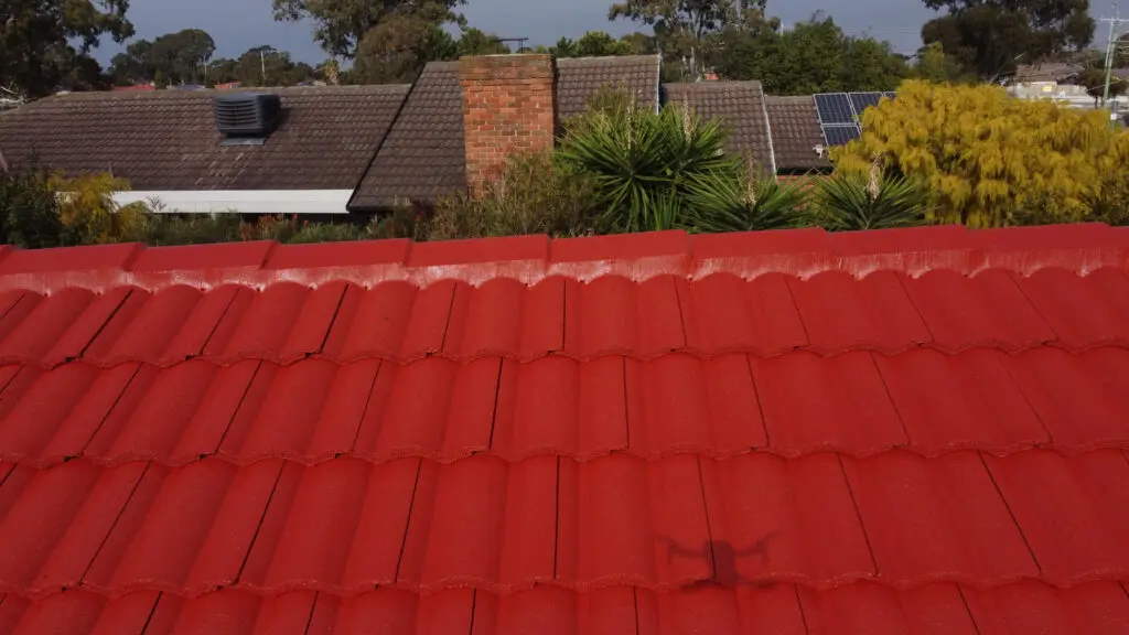 closeup photo of a roof that has been newly restored in hampton