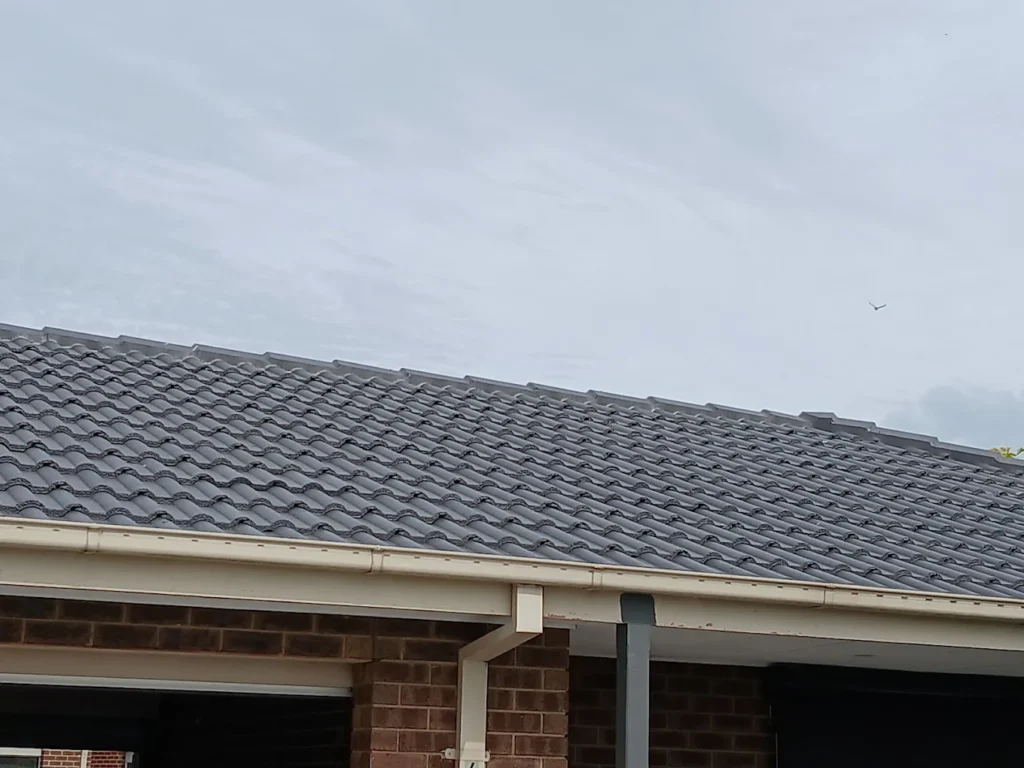 Repaired tiled roof in Melbourne