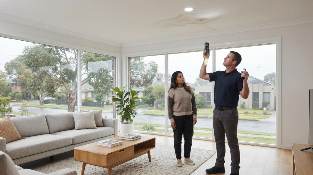 Water Stain on the Ceiling: Who to Call and What to Do